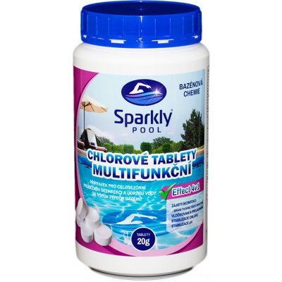 Sparkly POOL CHLOROVÉ TABLETY 4v1 MULTIFUNKČNÍ 20g 1 kg – Zboží Mobilmania