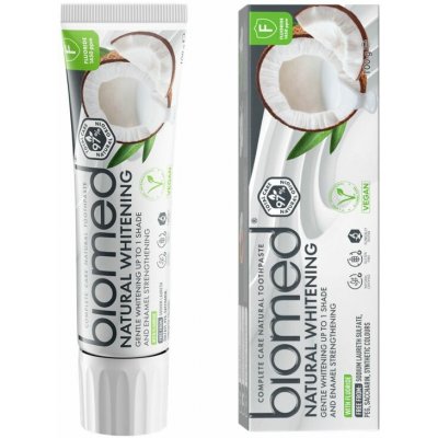Biomed NATURAL WHITENING přírodní s fluoridem 100 g – Hledejceny.cz