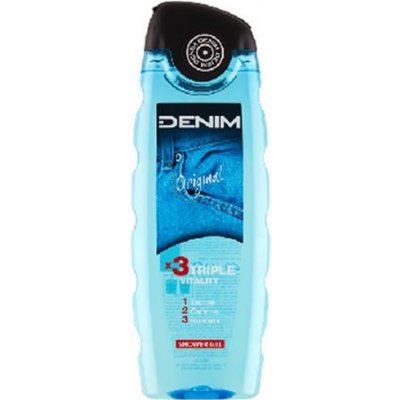 Denim Original Triple Vitality sprchový gel 400 ml