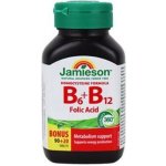 Jamieson Vitamíny B6 B12+kyselina listová 110 tablet – Hledejceny.cz