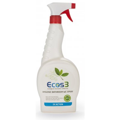 ECOS3 Hygienický čistič koupelen a WC spray 750 ml – Zboží Mobilmania