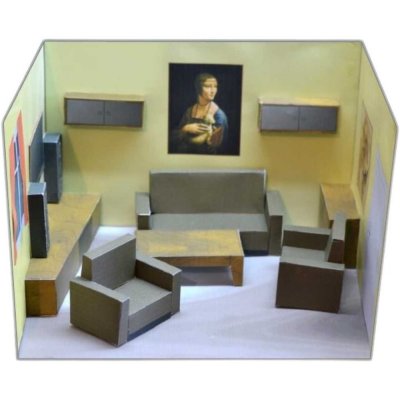 Bestr model Obývací pokoj | Domeček pro panenky – Zboží Dáma