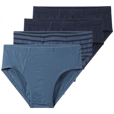 lupilu chlapecké slipy s BIO bavlnou 4 kusy navy modrá / modrá – Zboží Dáma