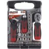 Gola sady KREATOR KRT500116 - Ráčnová sada 40ks 1/4" , 3/8"