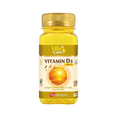 Vitamin D3 1.000 IU 150 tablet – Hledejceny.cz
