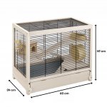Ferplast klícka HL HAMSTERVILLE černá 60 x 34 x 49 cm – Zbozi.Blesk.cz