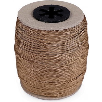 Šňůra technická žaluziová / k navlékání korálků Ø1,4 mm hnědá světlá 100m – Hledejceny.cz