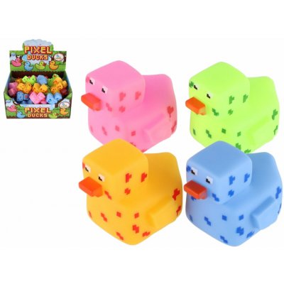 Teddies Kačenka pixel do vany guma 5x7cm 4 barvy – Zboží Mobilmania