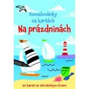 Domalovánky na kartách Na prázdninách Krabička + fix + 50 karet