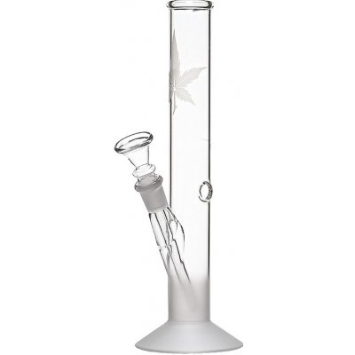 KRCZ Skleněný bong Leaf Sand 26 cm – Zbozi.Blesk.cz
