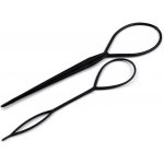 Provlékací oko do vlasů 2 ks černá 1sada – Hledejceny.cz