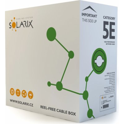 Solarix SXKD-5E-UTP-PVC CAT5E UTP PVC Eca, 305m – Hledejceny.cz