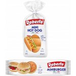 ROBERTO Mini pšeničné rohlíky na hot dogy 8 x 37.5 g – Zboží Dáma