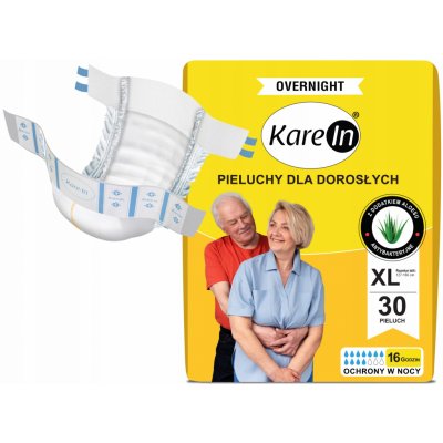 Karein Overnight Plenky pro dospělé XL 30 ks