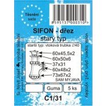 těsnění dřez sifon,st.typ,gum. C1/31 (5ks) – Zboží Dáma