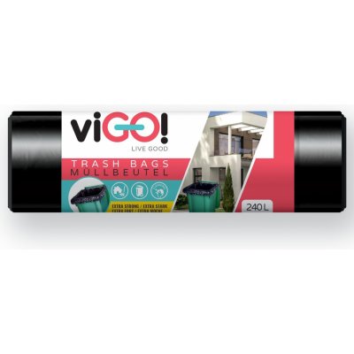 viGO! pytel LDPE Q004 240l 48µm 10ks černý – Zboží Mobilmania