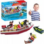 PLAYMOBIL 71464 Hasičský člun s vodním skútrem – Zboží Dáma