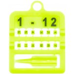 E-Z Split Ring Kroužky číselné, 3 mm/ žluté 1-12 – Sleviste.cz