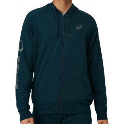 Asics Big Asics FZ Hoodie french blue/dark grey – Zboží Mobilmania