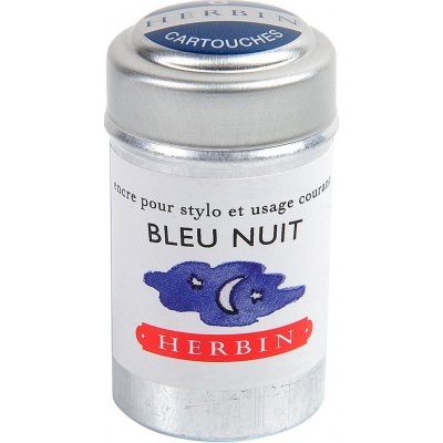 J. Herbin Inkoustové bombičky Herbin Bleu Nuit 6 ks – Zboží Živě