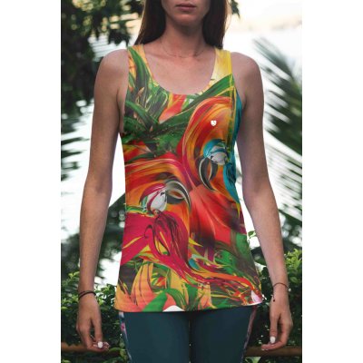 Utopy dámské tílko Birds – Zboží Dáma