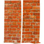 IMPAR Závěsy Cihly (Rozměr : 140x250, Materiál: Interlock) – Hledejceny.cz