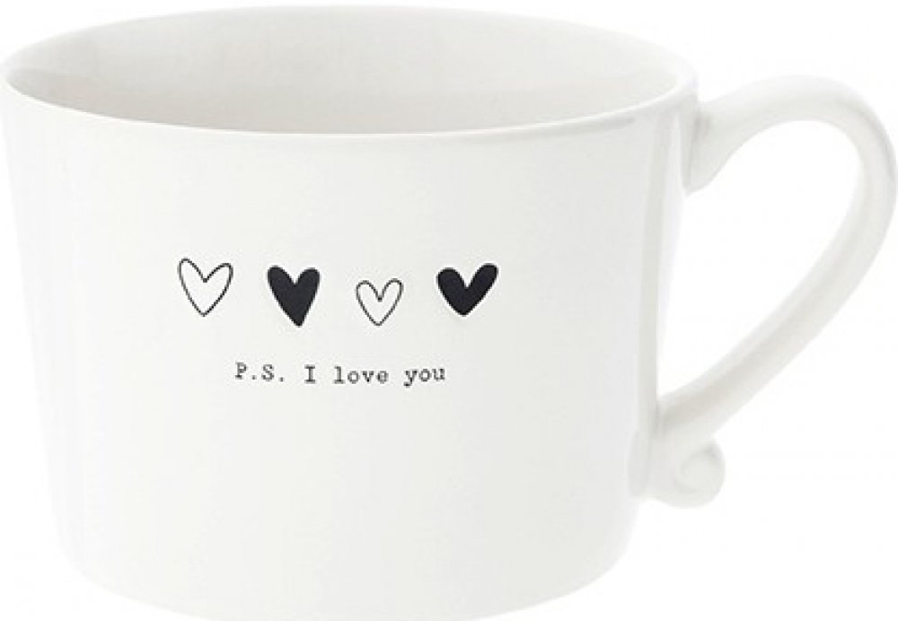 Bastion Collections Hrnek P S I Love You In Black Rj Cup 026 Bl Rj Cup 026 Bl 300 Ml Srovnanicen Cz