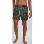 Urban Classics černé šortky s květinovým vzorem Urban Classisc květinové – Zboží Mobilmania