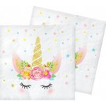 GoDan Ubrousky papírové Jednorožec 33x33cm 20ks – Zboží Dáma