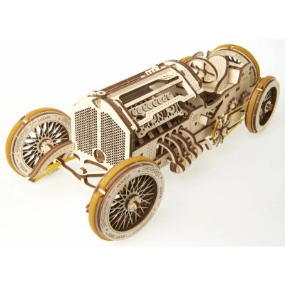 Ugears 3D mechanické puzzle U-9 Grand Prix Auto 348 ks – Zboží Mobilmania