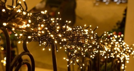 DENR Vánoční světelný řetěz Girlanda 250 LED venkovní 5m Barva: Teplá bíla