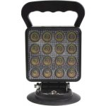 LED světlo hranaté, bílé/oranžové, 16x3W/16x1W, magnet, ECE R10 – Hledejceny.cz