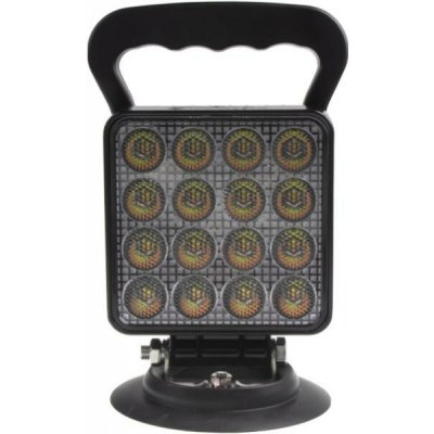 LED světlo hranaté, bílé/oranžové, 16x3W/16x1W, magnet, ECE R10 – Hledejceny.cz