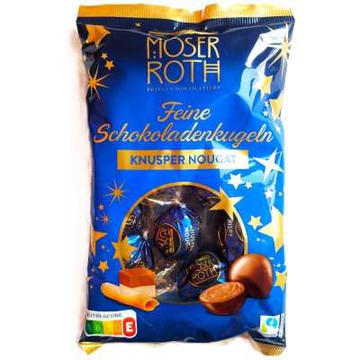 Moser Roth Knusper Nougat Schokoladenkugeln 11 ks 150 g – Zboží Dáma