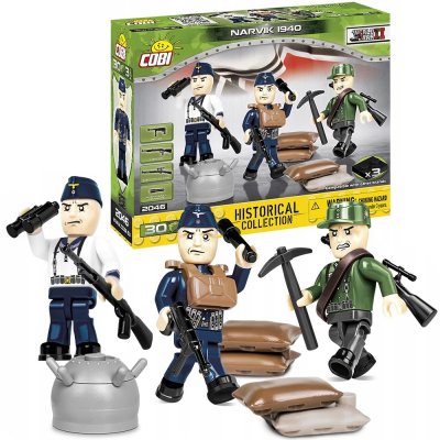 Cobi 2046 3 figurky s doplňky Narvik 1940 – Zboží Mobilmania