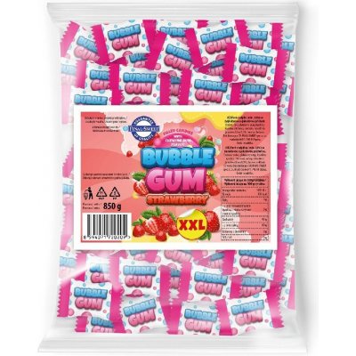 Bubble Gum Jahodové XXL 850g – Hledejceny.cz