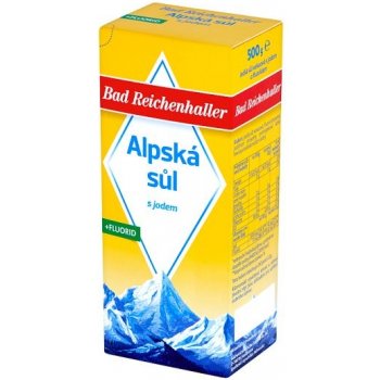 Bad Reichenhaller alpská sůl s jodem a fluoridem 500 g