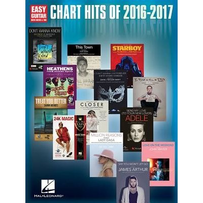 Chart Hits of 2016-2017: Easy Guitar with Notes & Tab Hal Leonard CorpPaperback