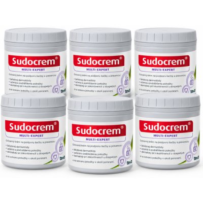 Teva Sudocrem antiseptický ochranný krém 400 G na opruzeniny 6 ks – Hledejceny.cz
