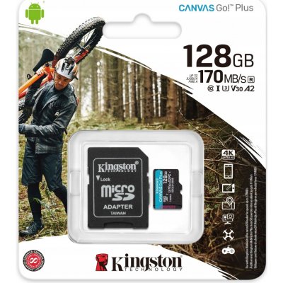 Kingston MicroSDXC UHS-I U3 128 GB SDCG3/128GB – Hledejceny.cz
