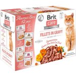 Brit Care Cat Fillet in Gravy krůta kachna losos a kuře 12 x 85 g – Sleviste.cz