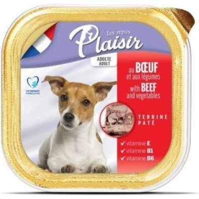 Plaisir Adult Dog hovězí zelenina 300 g – Hledejceny.cz