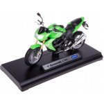 Welly Motocykl Kawasaki Z1000 model zelená 1:18 – Hledejceny.cz
