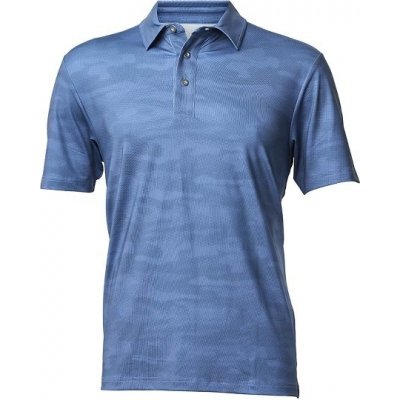 Backtee Mens Shadow Effect Polo Insign blue