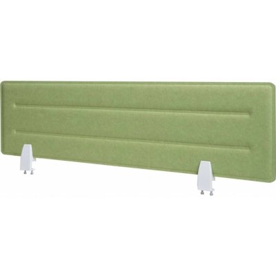 Design-Shop Akustický panel na stůl HWC-G76 tkanina/textil s reliéfem 100 x 30 cm zelená – Zboží Dáma