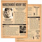 Narozeninové noviny 1962 - dvoustranné nebo jednostranné – Zboží Dáma