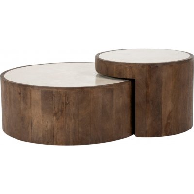 Eleonora Hazel 55/79 cm béžový mramor 2 ks – Zboží Mobilmania