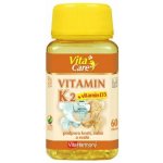 Vitaharmony Vitamin K2 + Vitamin D3 60 kapslí – Hledejceny.cz