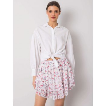 Dámská květinová sukně mi-sd-19332-5.73p white