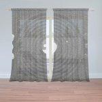 Sablio Záclony Jin a jang: 2ks 150x250cm – Zboží Mobilmania